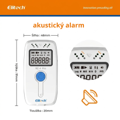 Elitech RC-4Pro-HC s externým teplotným senzorom