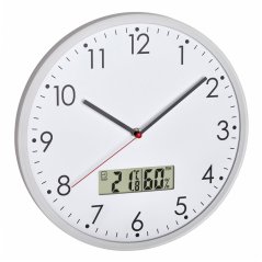 Nástěnné hodiny TFA 60.3048.02 s digitálním teploměrem a vlhkoměrem