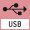 USB - konektor pro připojení tiskárny či PC