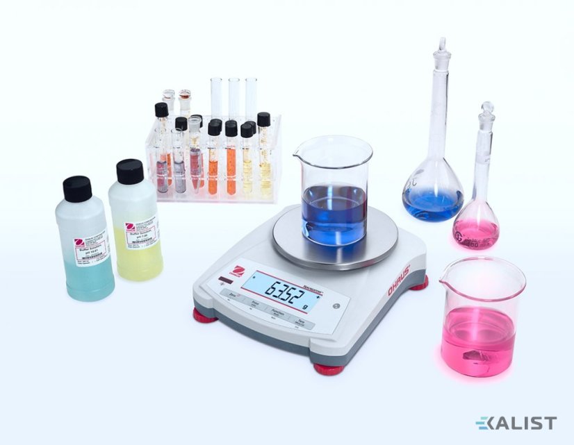 Laboratórna váha OHAUS NAVIGATOR™ NV - Maximálna váživosť: 420 g, Rozlíšenie - hmotnosť (dielik): 0,01 g, Rozmery vážiacej plochy: Ø 145 mm