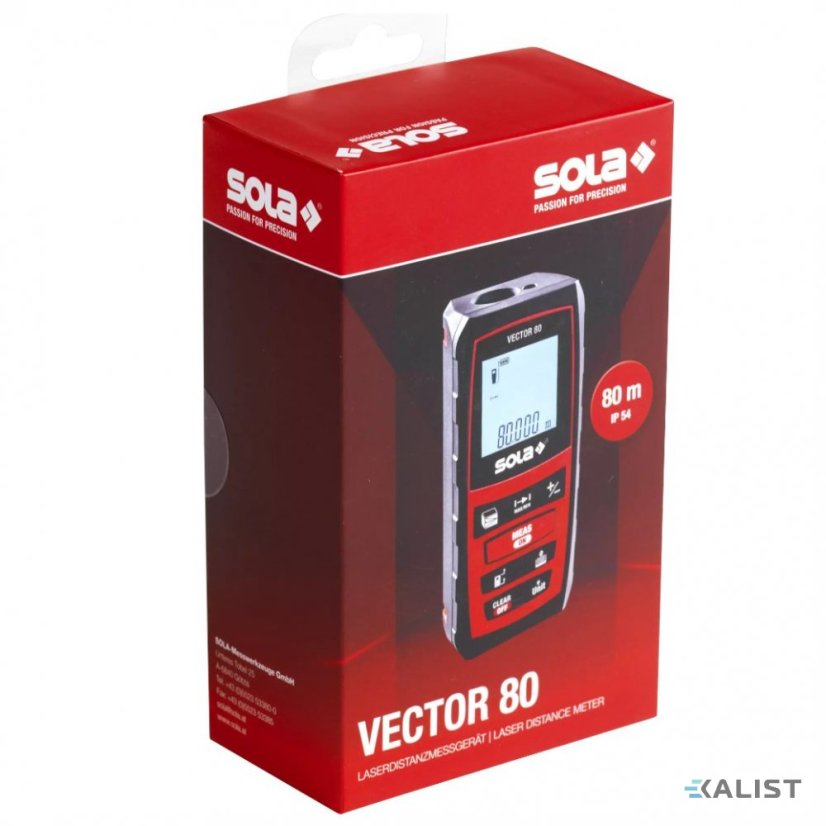 Laserový diaľkomer VECTOR 80