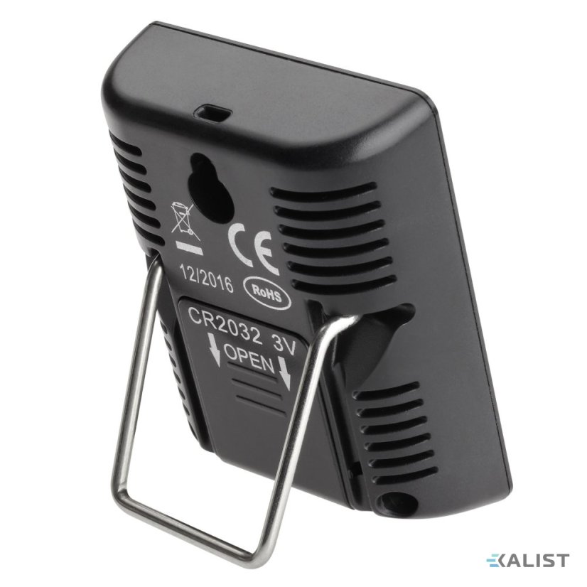 Digitální teploměr s vlhkoměrem černý TFA 30.5041.01