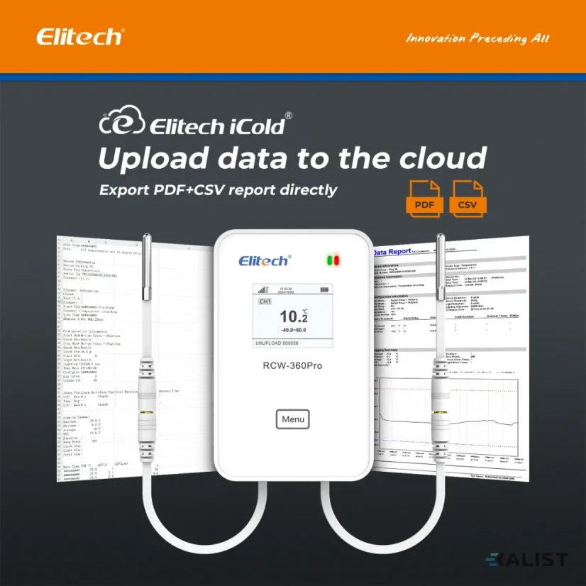WiFi teploměr Elitech RCW-360Pro