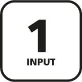 1 input