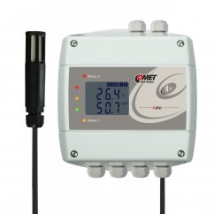 Snímač teploty a vlhkosti Comet H3531 s výstupom Ethernet a relé