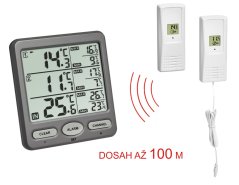 Bezdrátový teploměr TFA 30.3062.10 TRIO