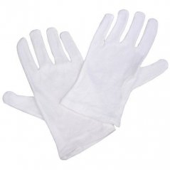 Bavlněné rukavice bílé KERN
