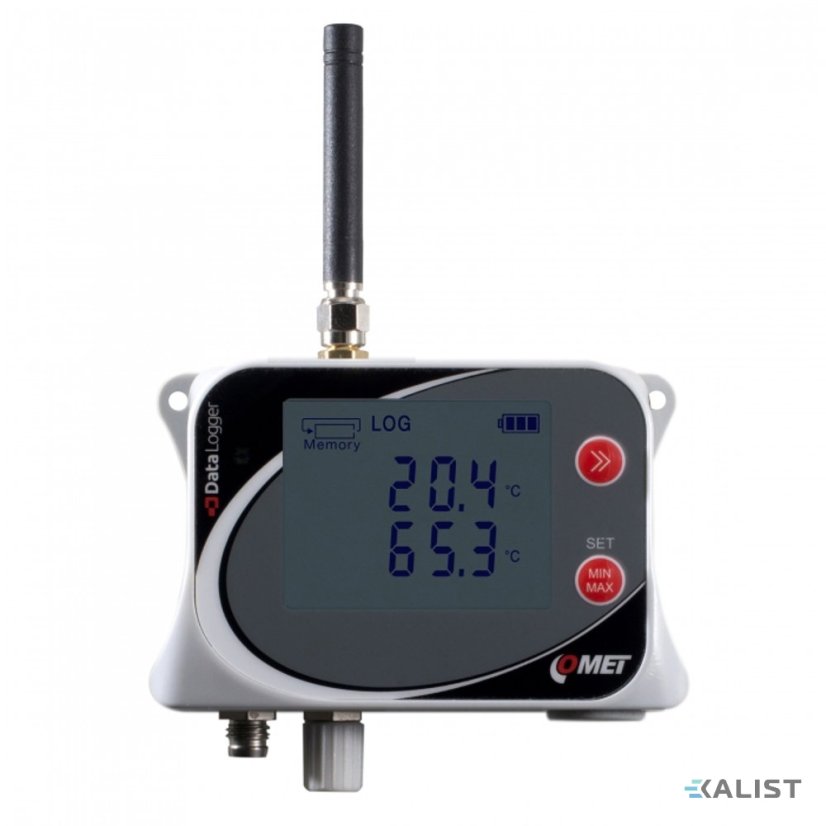 Datalogger teploty Comet U0121 IoT pro 2 externí sondy Pt1000