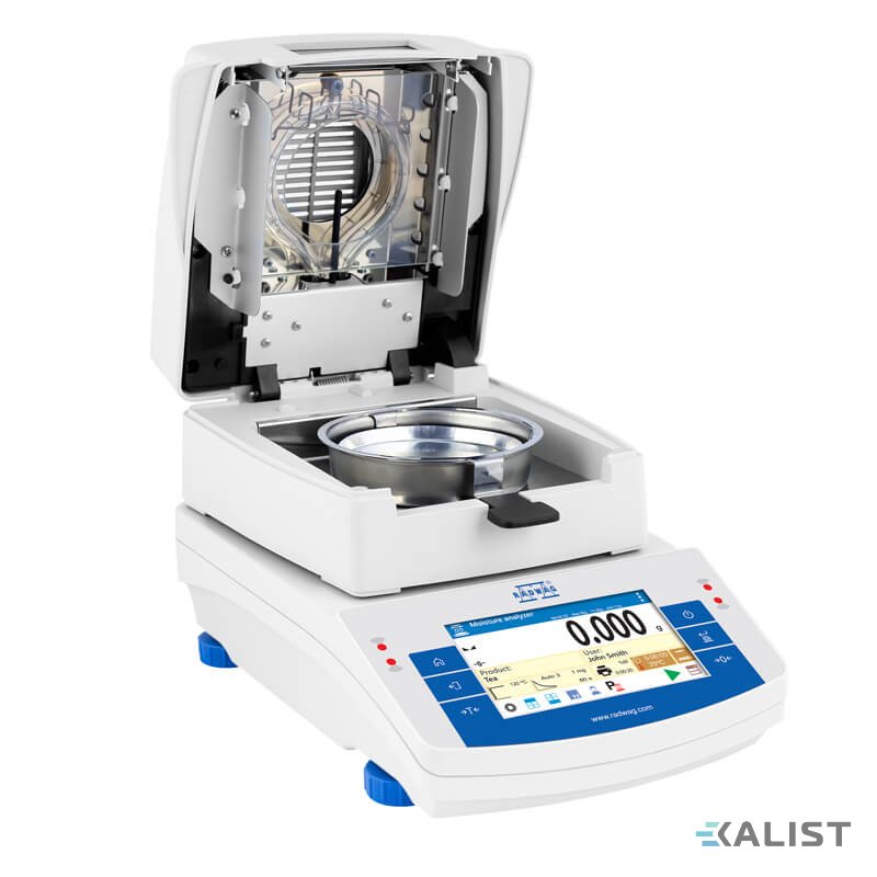 Analyzátor vlhkosti RADWAG MA.X2.A - Maximálna váživosť: 50 g, Rozlíšenie - hmotnosť (dielik): 0.0001 g