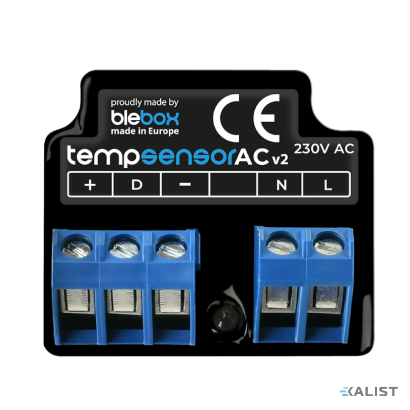 WiFi teploměr pro čtyři sondy blebox AC