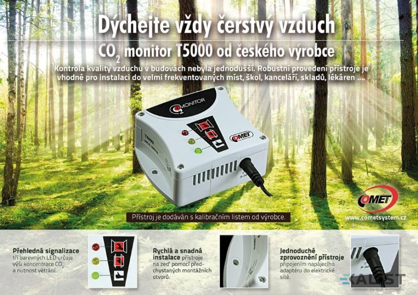 Detektor CO2 Comet T5000