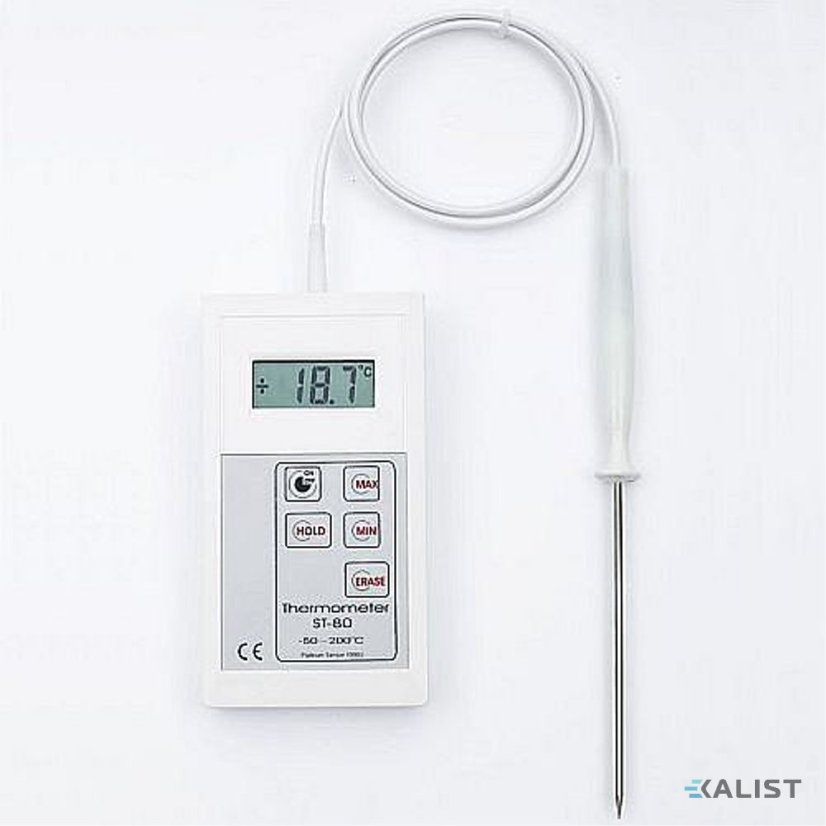 Přesný teploměr ST-80 s vpichovou sondou ST-01-120 HACCP