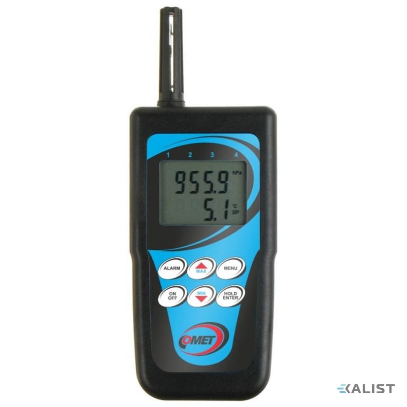 Teploměr, vlhkoměr Comet D3633 se záznamem a sondou pro měření povrchové teploty