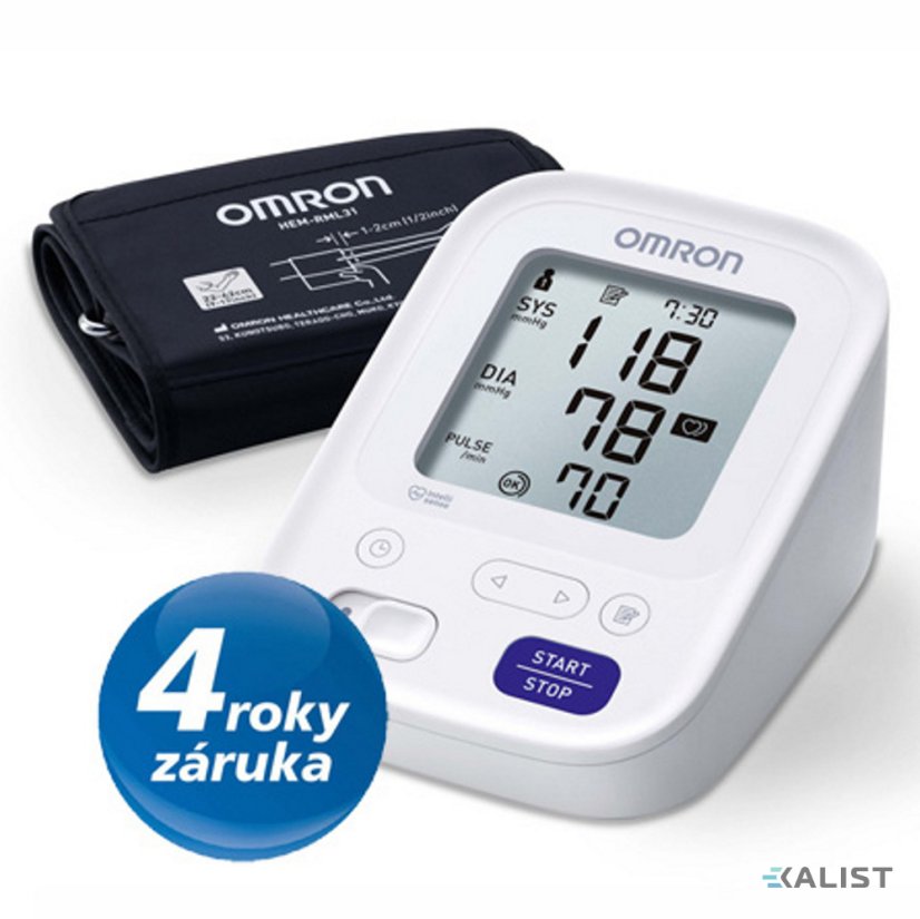 Tonometr OMRON M3 Easy úředně ověřený Tonometr OMRON M3 Easy úředně ověřený