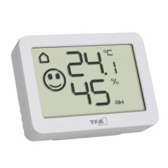 Digitální teploměr s vlhkoměrem TFA 30.5055.02 - bílý
