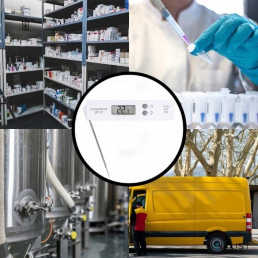 Skladací ihlový teplomer DT-12 HACCP