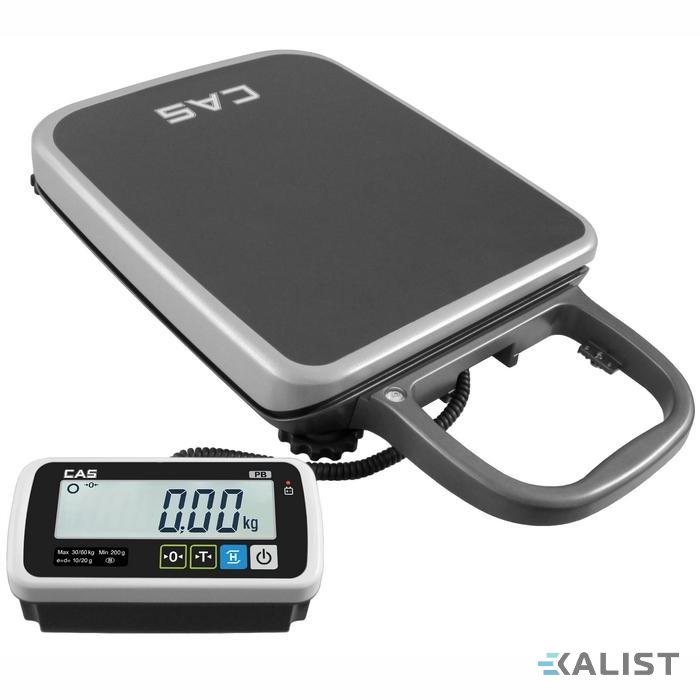 Mostová váha CAS PB oficiálne certifikovaná - Vážení v dvoch rozsahoch: 30 kg / 60 kg