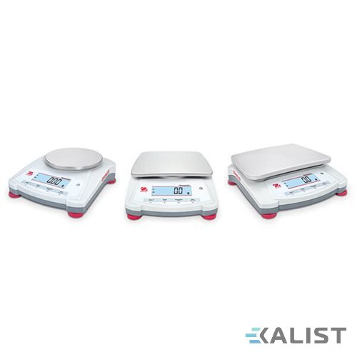 Laboratórna váha OHAUS NAVIGATOR™ NV - Maximálna váživosť: 420 g, Rozlíšenie - hmotnosť (dielik): 0,01 g, Rozmery vážiacej plochy: Ø 145 mm