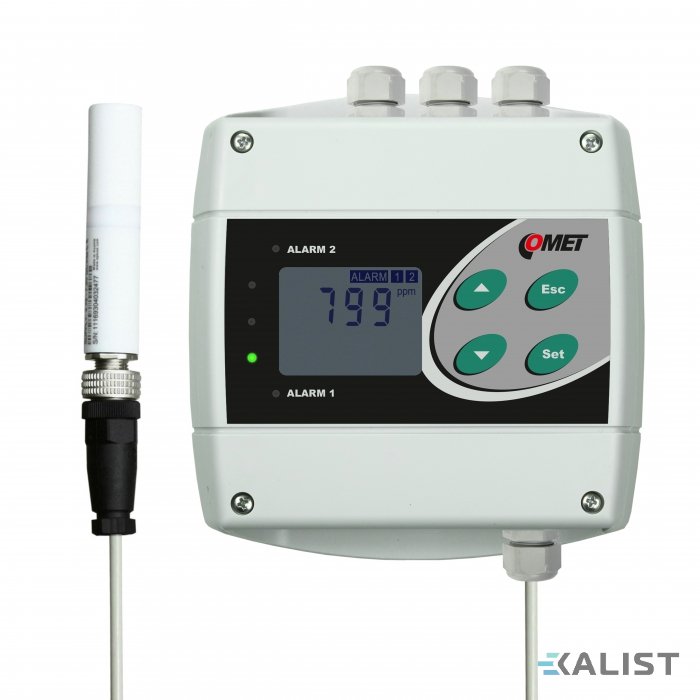 Detektor CO2 Comet H5021 s relé výstupem