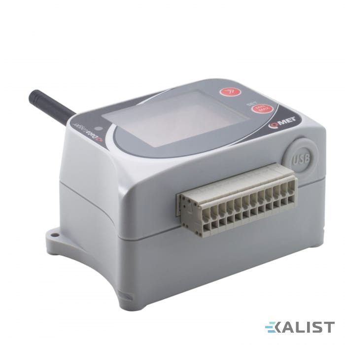 Datalogger Comet U5841 s 3 napäťovými vstupmi 0-10V a 1 binárnym vstupom - Typ dátového pripojenia: 2G