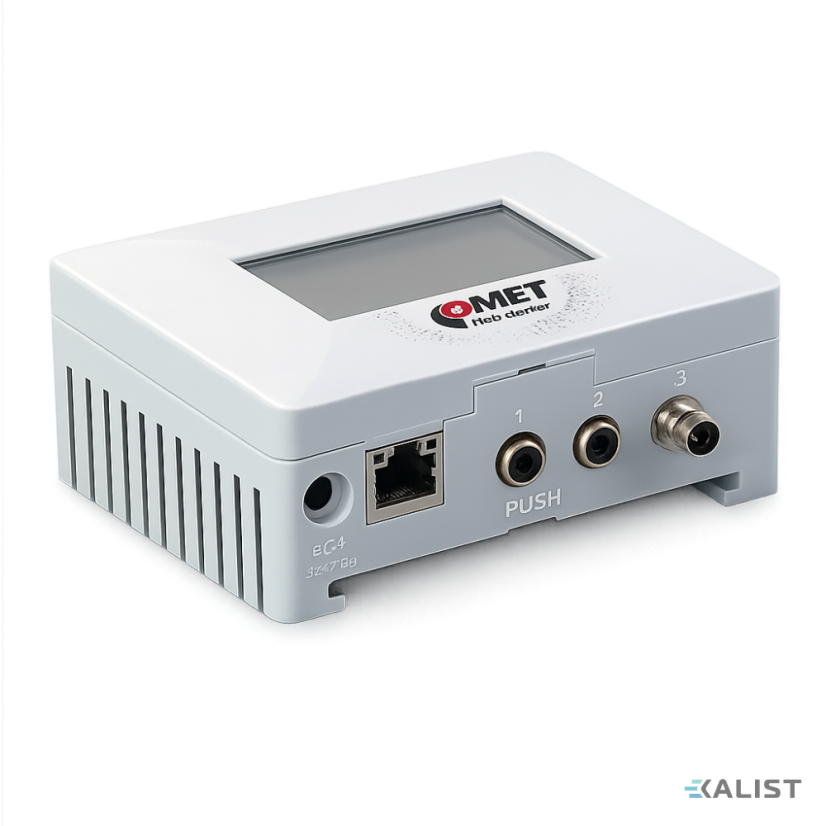 Ethernet senzor teploty, vlhkosti a CO₂ s PoE  Comet TA3645