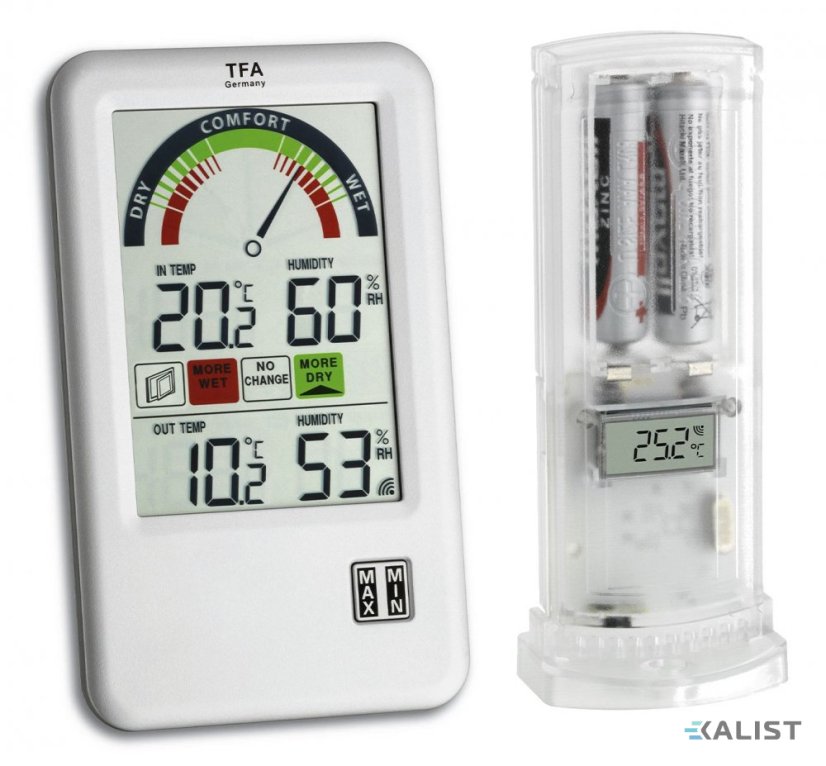 Wireless thermometer with hygrometer TFA 30.3045.IT BEL-AIR
