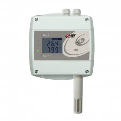Snímač teploty, vlhkosti a CO2 Comet H6520 s výstupom Ethernet a dvoma relé