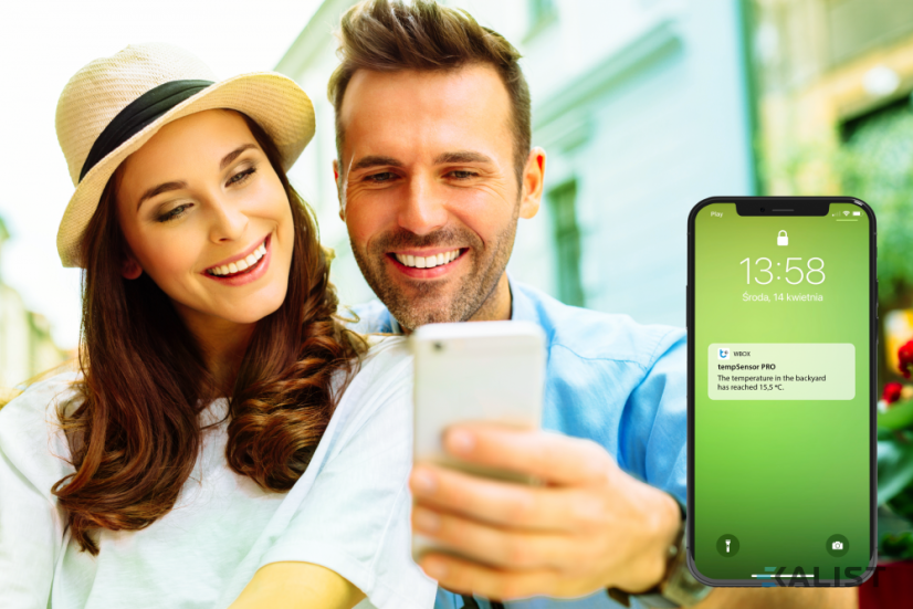 Venkovní WiFi teploměr pro čtyři sondy blebox PRO