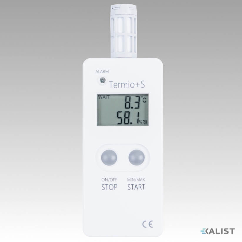 Datalogger teploty a vlhkosti Termioplus s externím senzorem