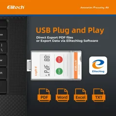 Thermometer with temperature recording Elitech LogEt-8