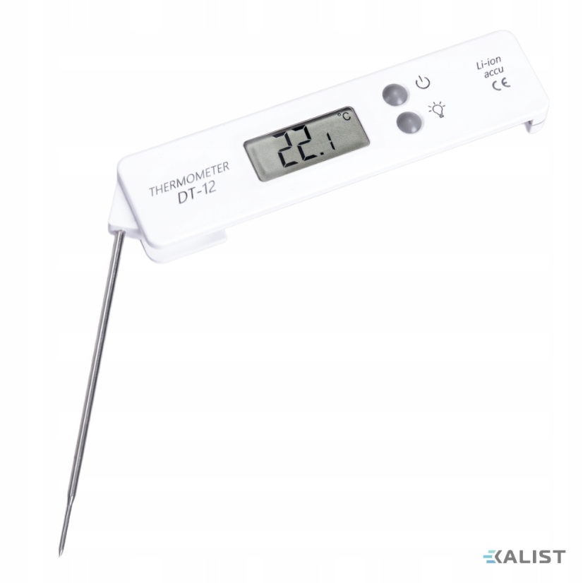 Skladací ihlový teplomer DT-12 HACCP