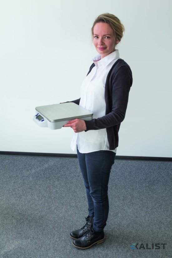 Mostová stupnica KERN ECB-N - Maximálna váživosť: 20 kg, Rozlíšenie - hmotnosť (dielik): 10 g, Opakovateľnosť: 10 g, Linearita: ±40 g