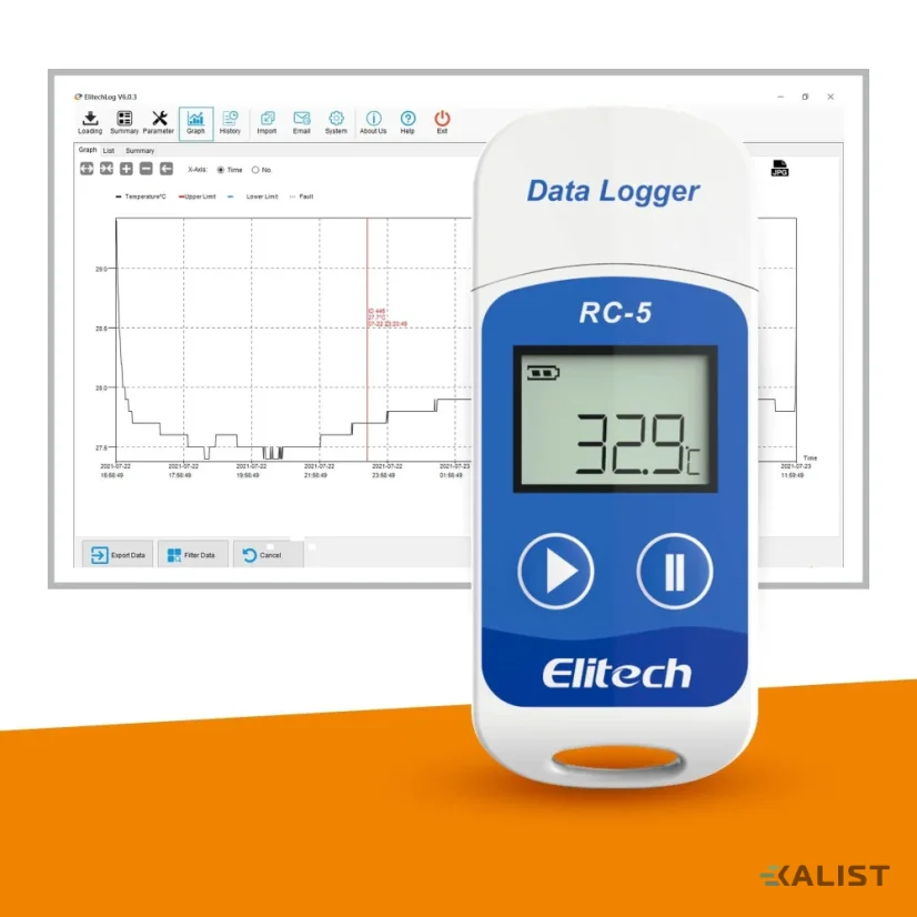 Datalogger teploty Elitech RC-5