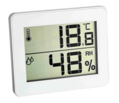 Digital thermometer with hygrometer white TFA 30.5027.02