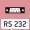 RS-232 - konektor pro připojení tiskárny či PC