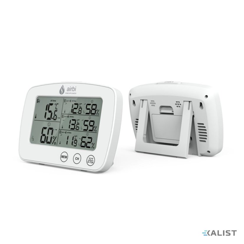 Airbi TRIO - bezdrôtový teplomer s vlhkomerom