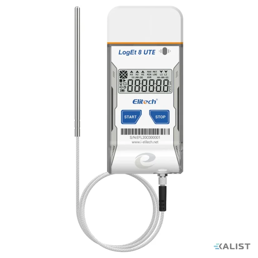 Temperature data logger up to -196°C Elitech LogEt-8-UTE