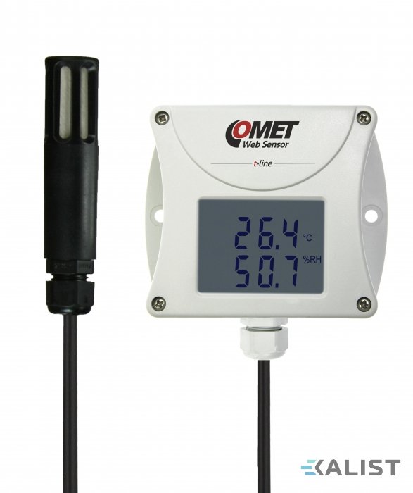 Web Sensor Comet T3511 teploty a vlhkosti s výstupem na Ethernet