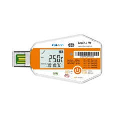 Jednorazový datalogger teploty vlhkosti Elitech LogEt-1-TH s displejom