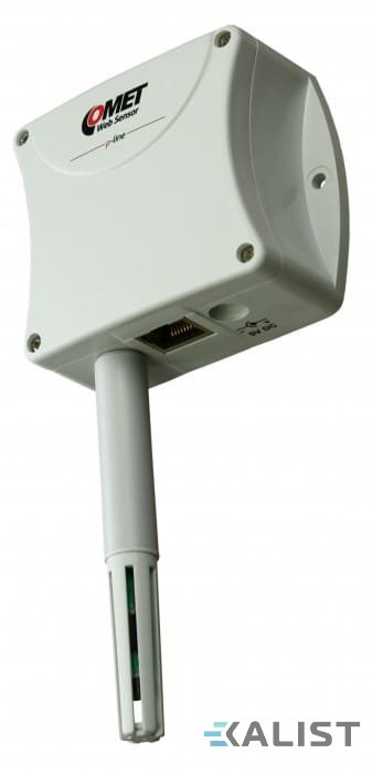 Web Sensor Comet P8511 teploty, vlhkosti s výstupem na Ethernet