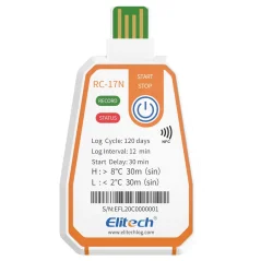 Elitech RC-17-N disposable temperature data logger with NFC