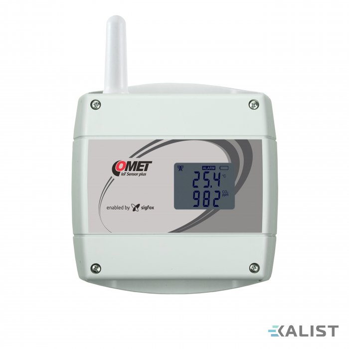 Teploměr s detektorem CO2 Comet W8810 s rádiovým přenosem