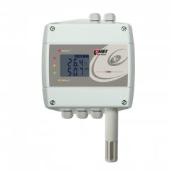 Snímač teploty a vlhkosti Comet H3530 s výstupom Ethernet a relé