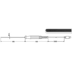Greisinger GTF 401 sonda teploty Pt100