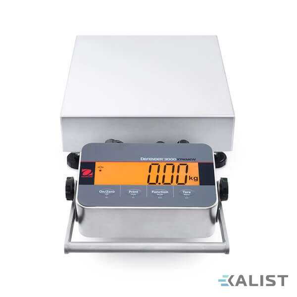 plošinová váha OHAUS DEFENDER™3000 Front Mount overiteľná