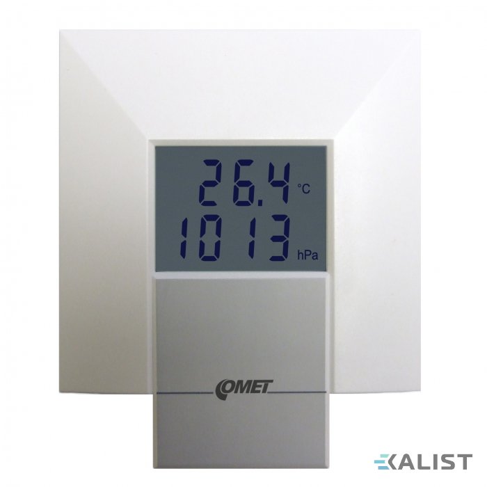 Interiérový snímač teploty, vlhkosti a tlaku Comet T7418 s výstupem RS485