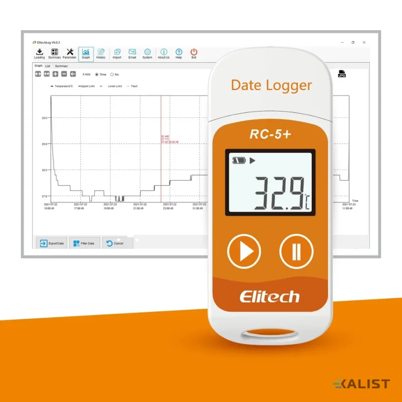 Datalogger teploty Elitech RC-5+