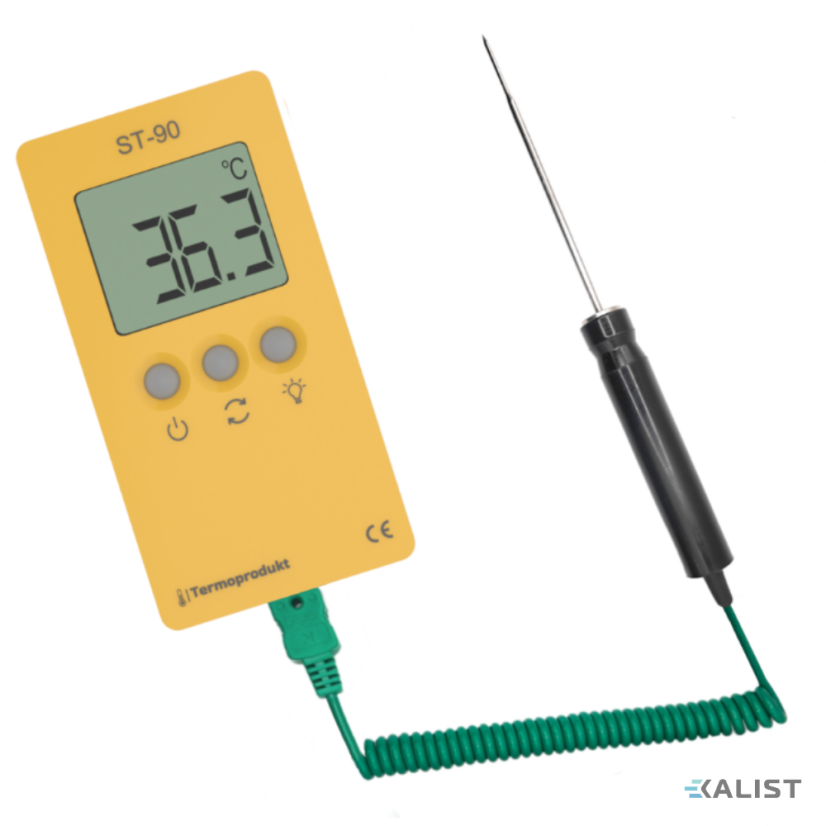 Průmyslový termočlánkový teploměr ST-90 Termoprodukt  se sondou ST-01K