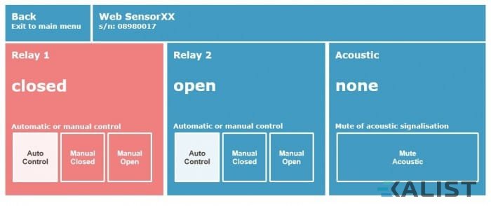 Snímač teploty a vlhkosti Comet H3531 s výstupem na Ethernet a relé