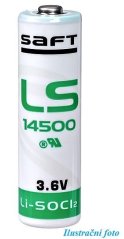 Saft LS14500 Lithium battery